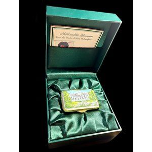 McLaughlin Glazeware White Enamel Washington D.C Box U.S Presidents Collection